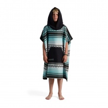 Nomadix Poncho Baja with Hood (soft, quick-drying, no sticking of sand/ animal hair) blue 89x79cm Kids